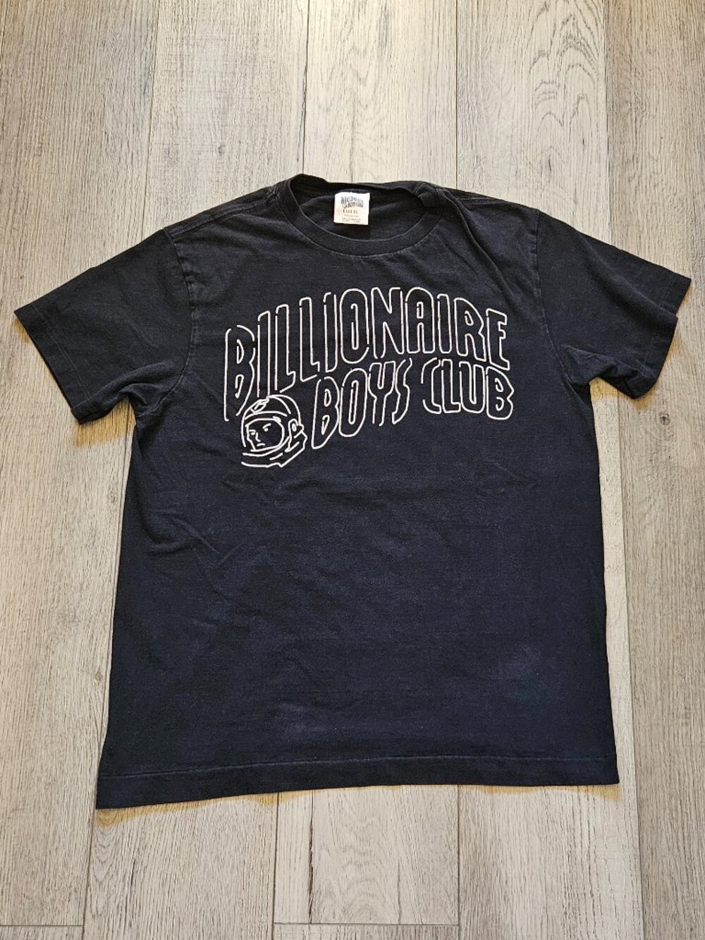 Billionaire Boys Club Arch Logo Astronaut T-Shirt Mens XL Black Streetwear